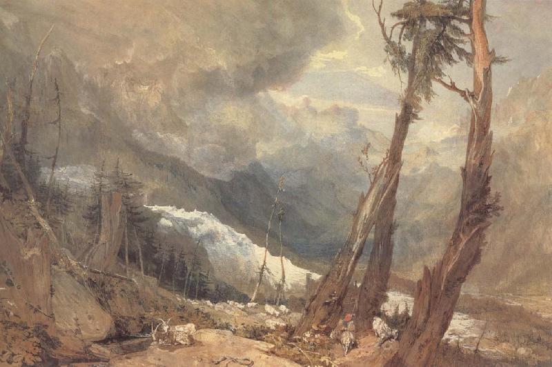 J.M.W. Turner Mer de Glace,in the Valley of Chamouni,Switzerland oil painting image